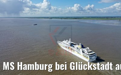 MS Hamburg bei Glückstadt auf der Elbe 07.05.2019 MS Hamburg bei Glückstadt auf der Elbe 07.05.2019