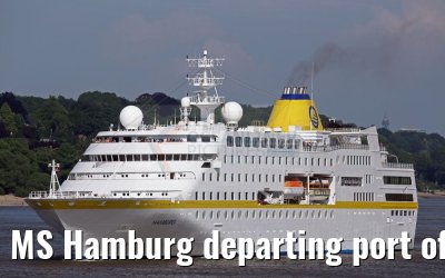 MS Hamburg departing port of Hamburg 01.06.2016 MS Hamburg departing port of Hamburg 01.06.2016