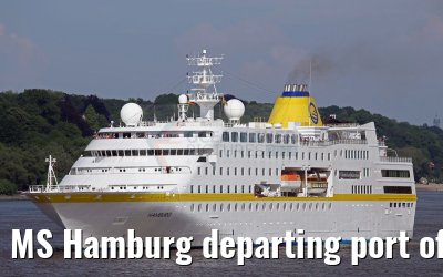 MS Hamburg departing port of Hamburg 01.06.2016 MS Hamburg departing port of Hamburg 01.06.2016