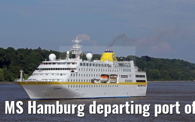 MS Hamburg departing port of Hamburg 01.06.2016 MS Hamburg departing port of Hamburg 01.06.2016