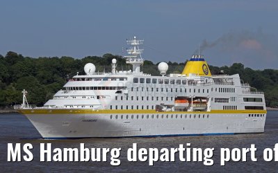 MS Hamburg departing port of Hamburg 01.06.2016 MS Hamburg departing port of Hamburg 01.06.2016