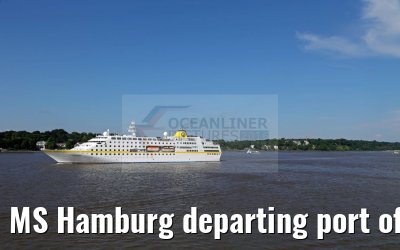 MS Hamburg departing port of Hamburg 01.06.2016 MS Hamburg departing port of Hamburg 01.06.2016