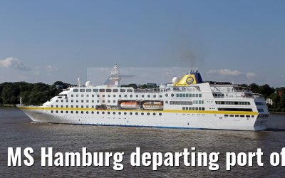 MS Hamburg departing port of Hamburg 01.06.2016 MS Hamburg departing port of Hamburg 01.06.2016
