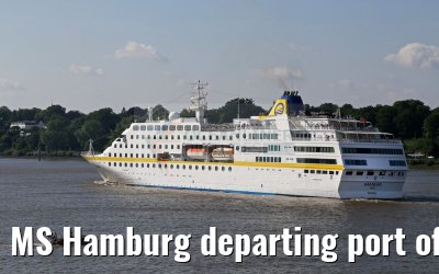 MS Hamburg departing port of Hamburg 01.06.2016 MS Hamburg departing port of Hamburg 01.06.2016