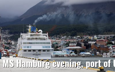 MS Hamburg evening, port of Ushuaia 13.01.2017 MS Hamburg evening, port of Ushuaia 13.01.2017