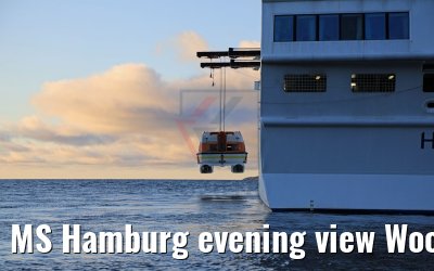 MS Hamburg evening view Woody Point MS Hamburg evening view Woody Point
