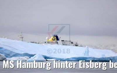 MS Hamburg hinter Eisberg bei Sarqaq, Grönland MS Hamburg hinter Eisberg bei Sarqaq, Grönland