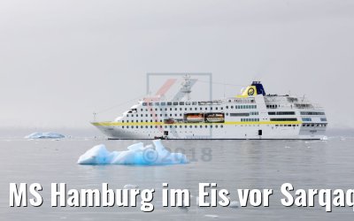 MS Hamburg im Eis vor Sarqaq, Grönland MS Hamburg im Eis vor Sarqaq, Grönland