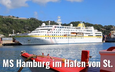 MS Hamburg im Hafen von St. George´s, Grenada 12.02.2018 MS Hamburg im Hafen von St. George´s, Grenada 12.02.2018