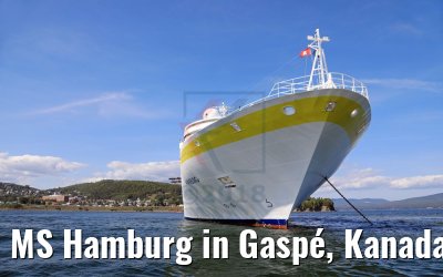 MS Hamburg in Gaspé, Kanada MS Hamburg in Gaspé, Kanada