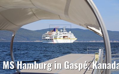 MS Hamburg in Gaspé, Kanada MS Hamburg in Gaspé, Kanada