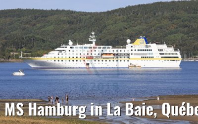 MS Hamburg in La Baie, Québec, Kanada MS Hamburg in La Baie, Québec, Kanada