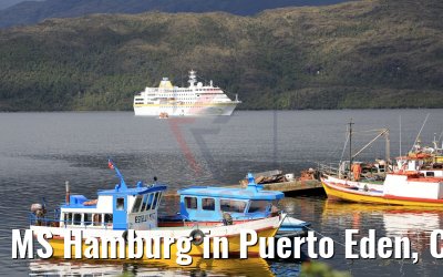 MS Hamburg in Puerto Eden, Chile 04.02.2020 MS Hamburg in Puerto Eden, Chile 04.02.2020