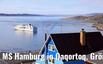 MS Hamburg in Qaqortoq, Grönland MS Hamburg in Qaqortoq, Grönland