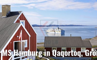 MS Hamburg in Qaqortoq, Grönland MS Hamburg in Qaqortoq, Grönland