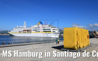 MS Hamburg in Santiago de Cuba 05.12.2017 MS Hamburg in Santiago de Cuba 05.12.2017
