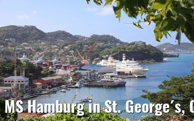 MS Hamburg in St. George´s, Grenada 12.02.2018 MS Hamburg in St. George´s, Grenada 12.02.2018