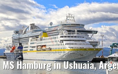 MS Hamburg in Ushuaia, Argentina 13.01.2017 MS Hamburg in Ushuaia, Argentina 13.01.2017