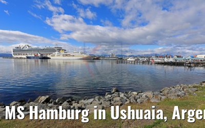 MS Hamburg in Ushuaia, Argentina 13.01.2017 MS Hamburg in Ushuaia, Argentina 13.01.2017