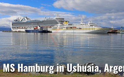 MS Hamburg in Ushuaia, Argentina 13.01.2017 MS Hamburg in Ushuaia, Argentina 13.01.2017