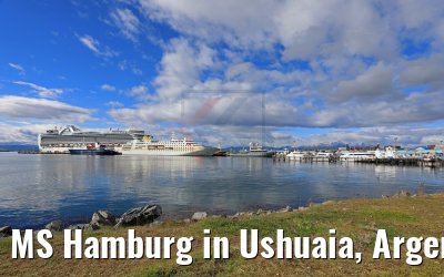 MS Hamburg in Ushuaia, Argentina 13.01.2017 MS Hamburg in Ushuaia, Argentina 13.01.2017