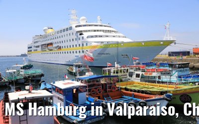 MS Hamburg in Valparaiso, Chile 31.01.2019 MS Hamburg in Valparaiso, Chile 31.01.2019