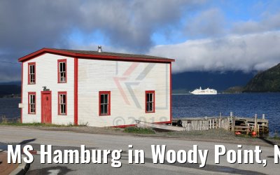 MS Hamburg in Woody Point, Newfoundland MS Hamburg in Woody Point, Newfoundland