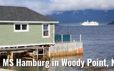 MS Hamburg in Woody Point, Newfoundland MS Hamburg in Woody Point, Newfoundland