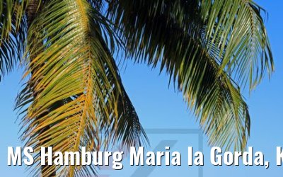 MS Hamburg Maria la Gorda, Kuba 01.12.2017 MS Hamburg Maria la Gorda, Kuba 01.12.2017