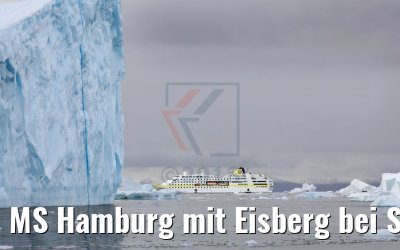 MS Hamburg mit Eisberg bei Sarqaq, Grönland MS Hamburg mit Eisberg bei Sarqaq, Grönland
