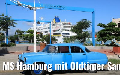MS Hamburg mit Oldtimer Santiago de Cuba 05.12.2017 MS Hamburg mit Oldtimer Santiago de Cuba 05.12.2017