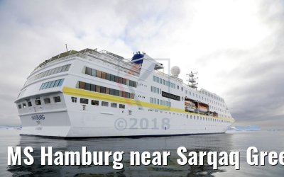 MS Hamburg near Sarqaq Greenland MS Hamburg near Sarqaq Greenland