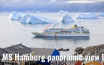 MS Hamburg panoramic view Uummannaq, Greenland MS Hamburg panoramic view Uummannaq, Greenland