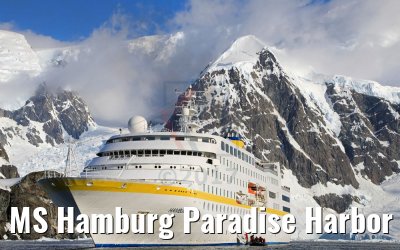 MS Hamburg Paradise Harbor near Almirante Brown Base, Antarktis 08.01.2017 MS Hamburg Paradise Harbor near Almirante Brown Base, Antarktis 08.01.2017