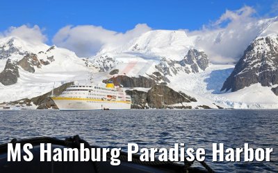 MS Hamburg Paradise Harbor near Almirante Brown Base, Antarktis 08.01.2017 MS Hamburg Paradise Harbor near Almirante Brown Base, Antarktis 08.01.2017