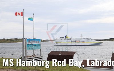 MS Hamburg Red Bay, Labrador, Kanada MS Hamburg Red Bay, Labrador, Kanada