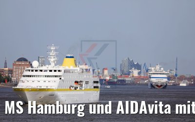 MS Hamburg und AIDAvita mit Elbphilharmonie 25.05.2018 MS Hamburg und AIDAvita mit Elbphilharmonie 25.05.2018