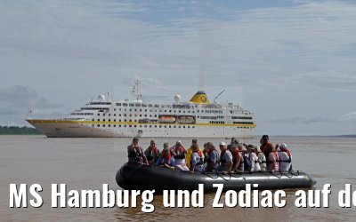 MS Hamburg und Zodiac auf dem Amazonas 11.01.2015 MS Hamburg und Zodiac auf dem Amazonas 11.01.2015