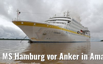 MS Hamburg vor Anker in Amatura am Amazonas 10.01.2015 MS Hamburg vor Anker in Amatura am Amazonas 10.01.2015