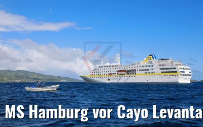 MS Hamburg vor Cayo Levantado 18.02.2018 MS Hamburg vor Cayo Levantado 18.02.2018
