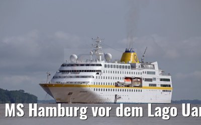 MS Hamburg vor dem Lago Uara am Amazonas 11.01.2015 MS Hamburg vor dem Lago Uara am Amazonas 11.01.2015