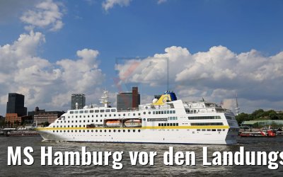 MS Hamburg vor den Landungsbrücken in Hamburg 14.05.2017 MS Hamburg vor den Landungsbrücken in Hamburg 14.05.2017