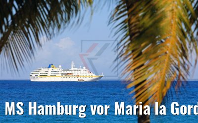 MS Hamburg vor Maria la Gorda, Kuba 01.12.2017 MS Hamburg vor Maria la Gorda, Kuba 01.12.2017