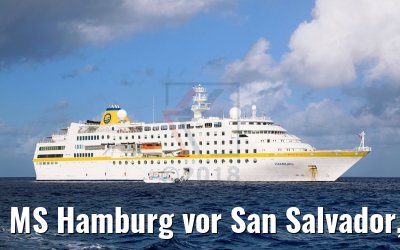 MS Hamburg vor San Salvador, Bahamas 21.02.2018 MS Hamburg vor San Salvador, Bahamas 21.02.2018