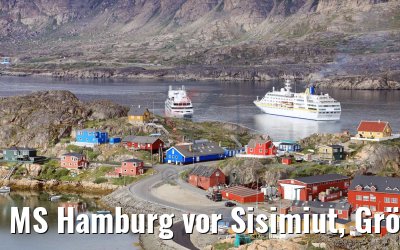 MS Hamburg vor Sisimiut, Grönland MS Hamburg vor Sisimiut, Grönland