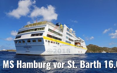 MS Hamburg vor St. Barth 16.02.2018 MS Hamburg vor St. Barth 16.02.2018