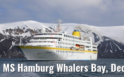 MS Hamburg Whalers Bay, Deception Island, Antarktis 07.01.2017 MS Hamburg Whalers Bay, Deception Island, Antarktis 07.01.2017