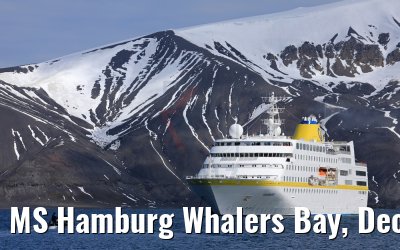 MS Hamburg Whalers Bay, Deception Island Antarktis 07.01.2017 MS Hamburg Whalers Bay, Deception Island Antarktis 07.01.2017