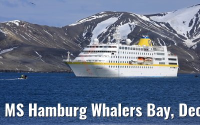 MS Hamburg Whalers Bay, Deception Island Antarktis 07.01.2017 MS Hamburg Whalers Bay, Deception Island Antarktis 07.01.2017