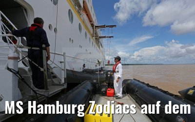 MS Hamburg Zodiacs auf dem Amazonas vor Anori 12.01.2015 MS Hamburg Zodiacs auf dem Amazonas vor Anori 12.01.2015